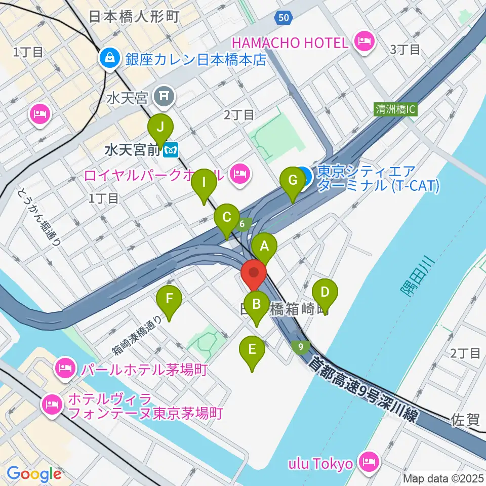 サロン・ド・モデラート周辺のコンビニエンスストア一覧地図
