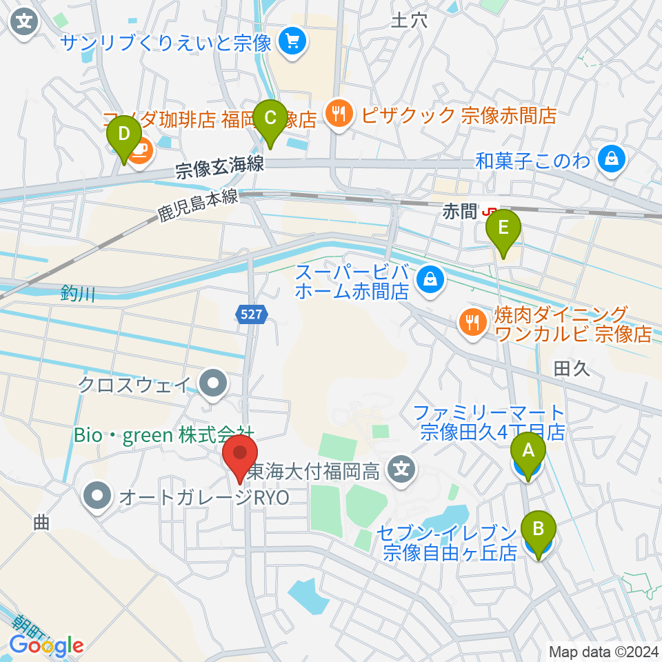 自由ヶ丘フォレストホール周辺のコンビニエンスストア一覧地図