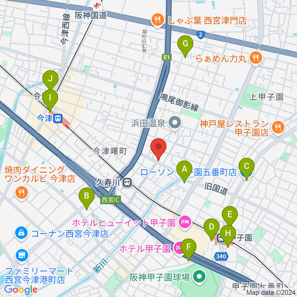 有限会社グーターコンパス周辺のコンビニエンスストア一覧地図