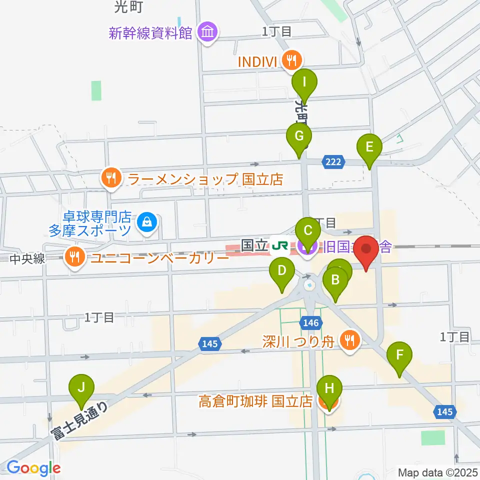 K.STUDIO スタインウェイスタジオ周辺のコンビニエンスストア一覧地図