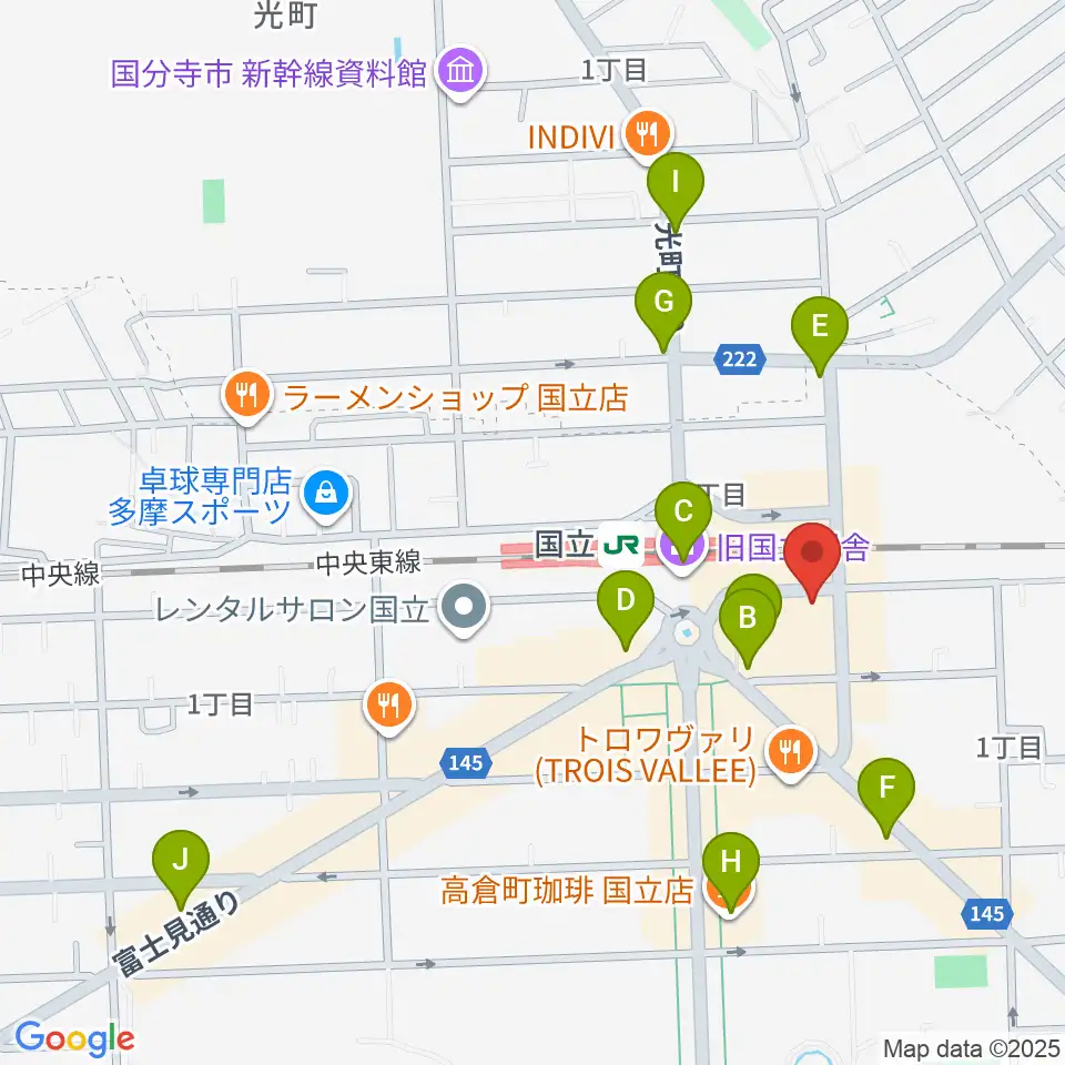 K.STUDIO スタインウェイスタジオ周辺のコンビニエンスストア一覧地図