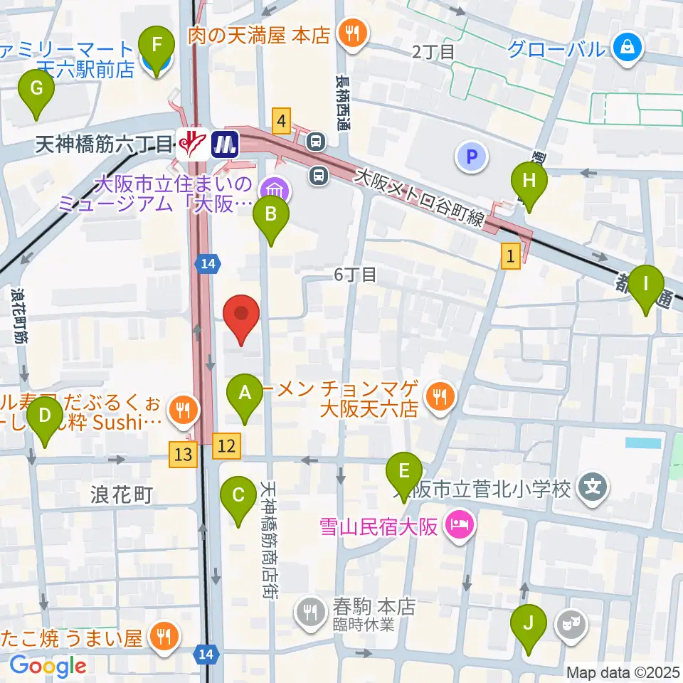 フィス音楽教室周辺のコンビニエンスストア一覧地図