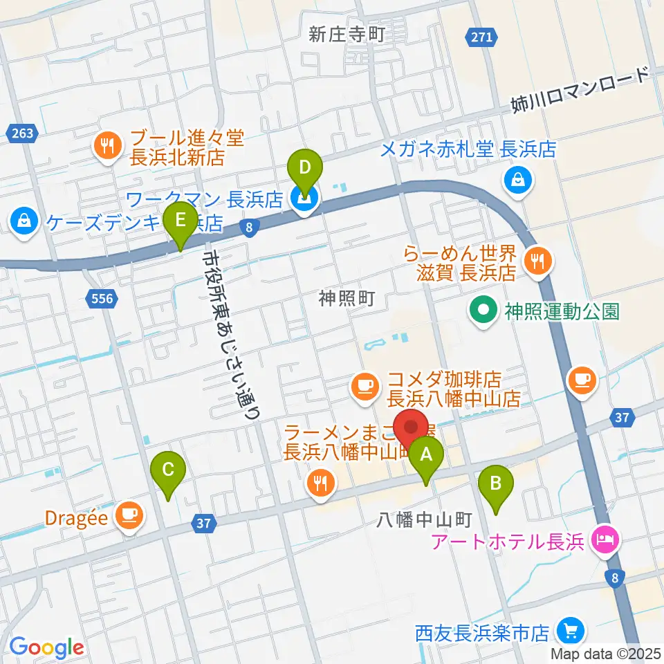 イケダ光音堂周辺のコンビニエンスストア一覧地図