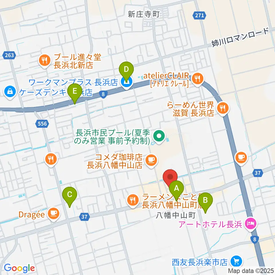 イケダ光音堂周辺のコンビニエンスストア一覧地図