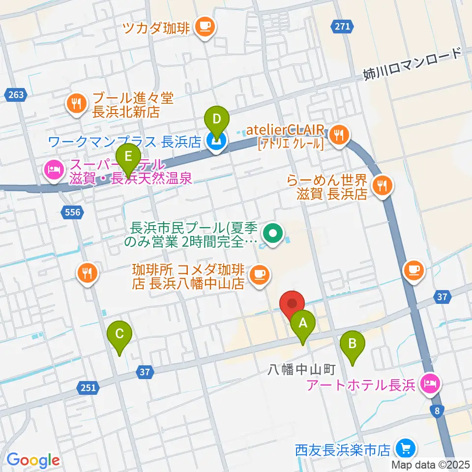 イケダ光音堂周辺のコンビニエンスストア一覧地図