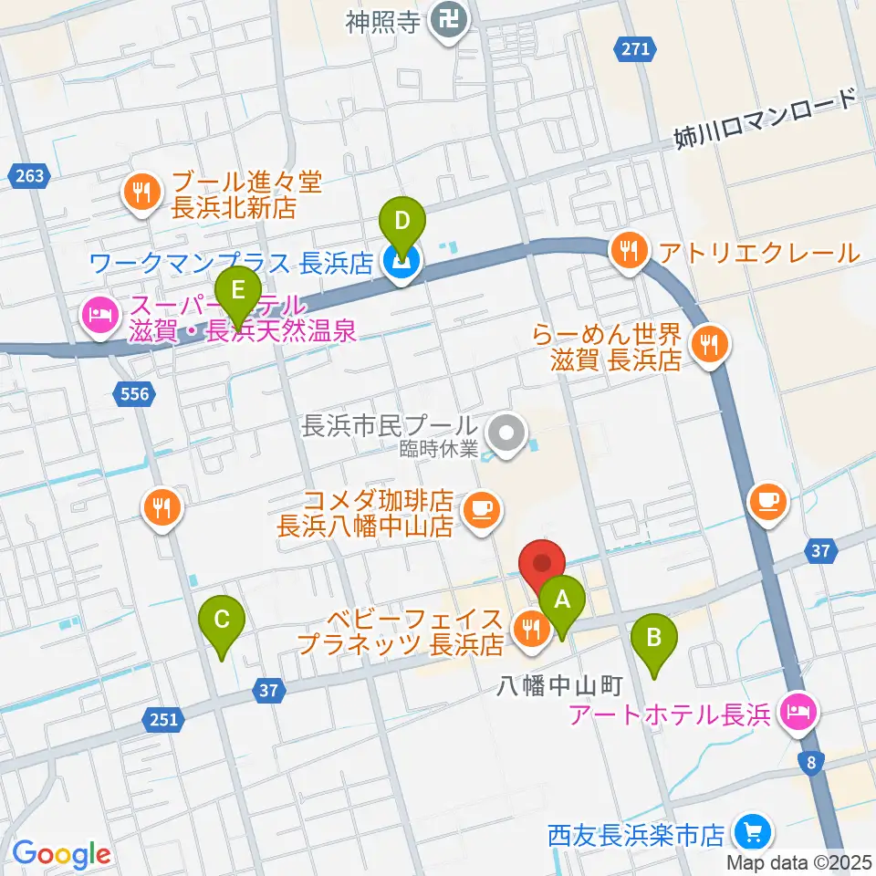 イケダ光音堂周辺のコンビニエンスストア一覧地図