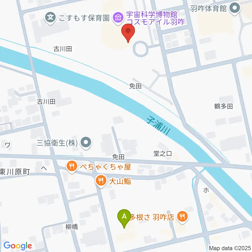 コスモアイル羽咋周辺のコンビニエンスストア一覧地図