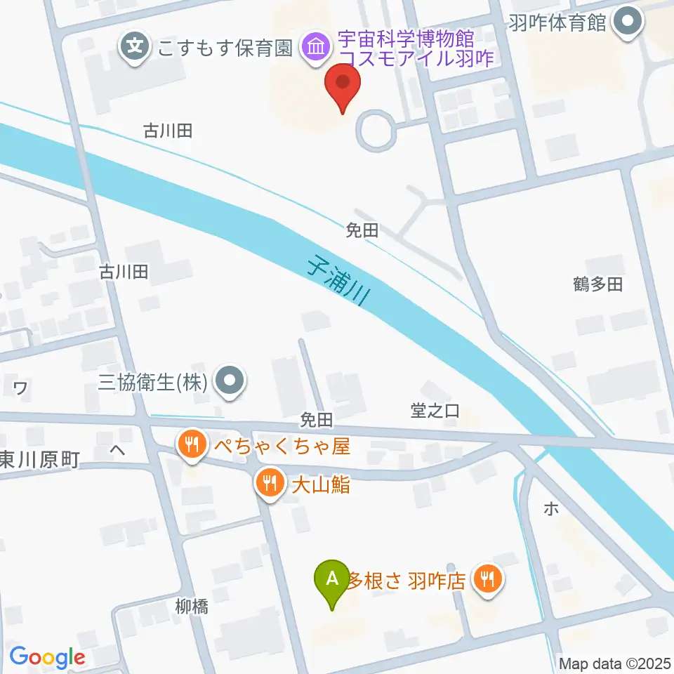 コスモアイル羽咋周辺のコンビニエンスストア一覧地図