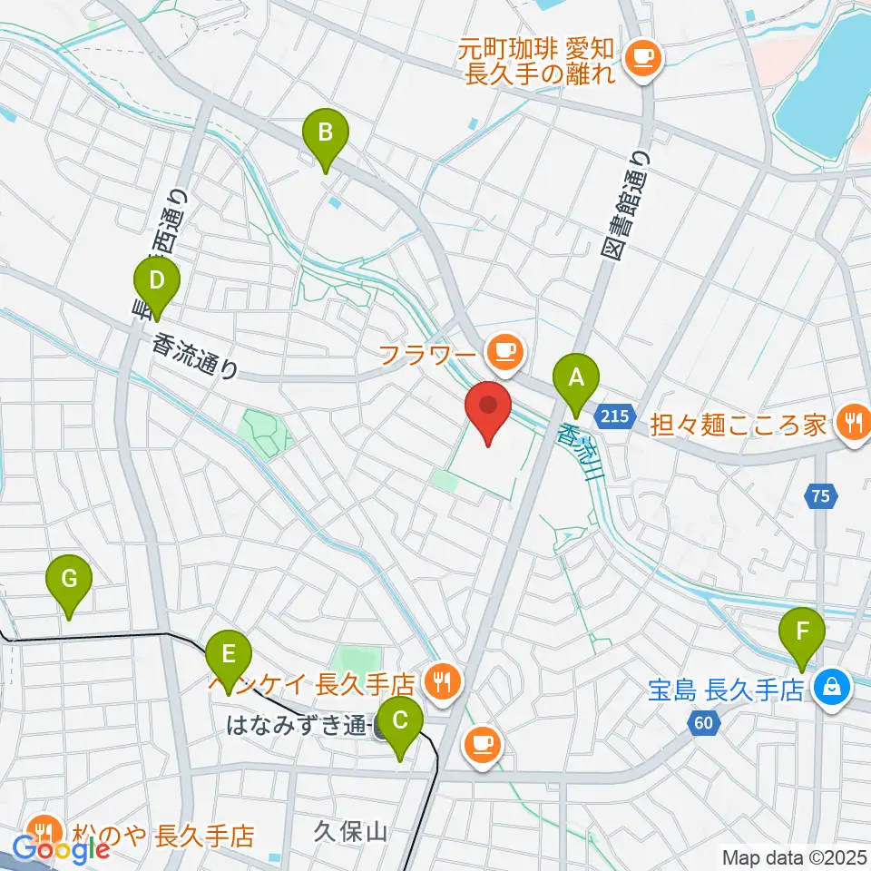 長久手市文化の家周辺のコンビニエンスストア一覧地図