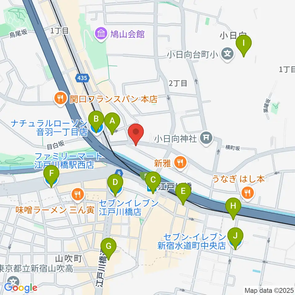 スタジオピアーチェ周辺のコンビニエンスストア一覧地図