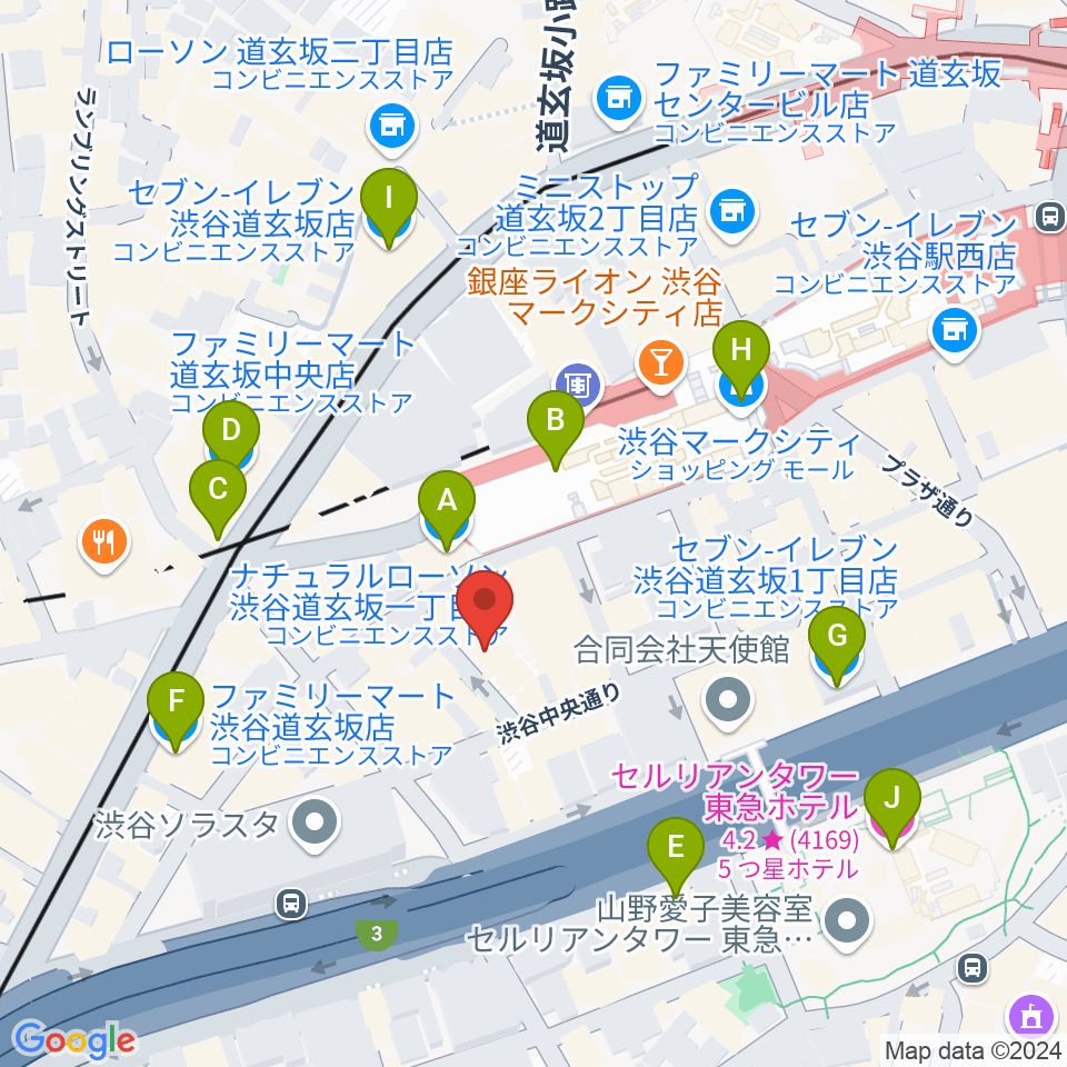 ノナカ・パーカッションギャラリー周辺のコンビニエンスストア一覧地図