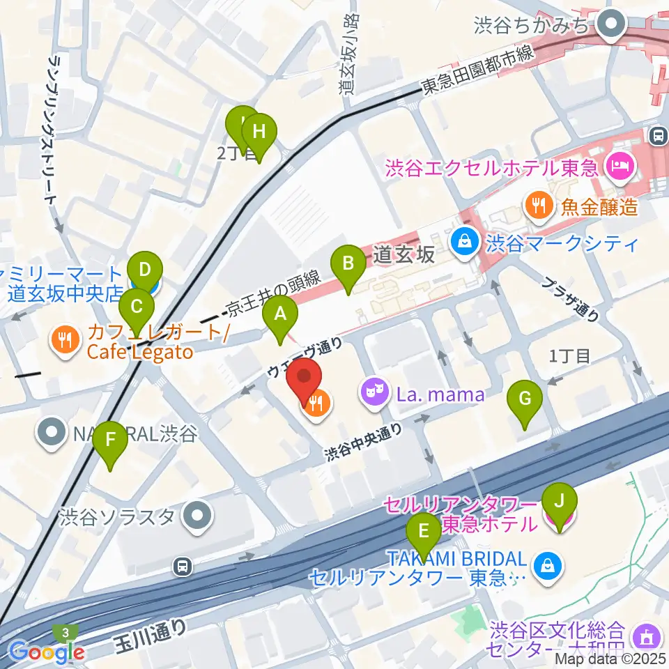 ノナカ・ダブルリードギャラリー周辺のコンビニエンスストア一覧地図