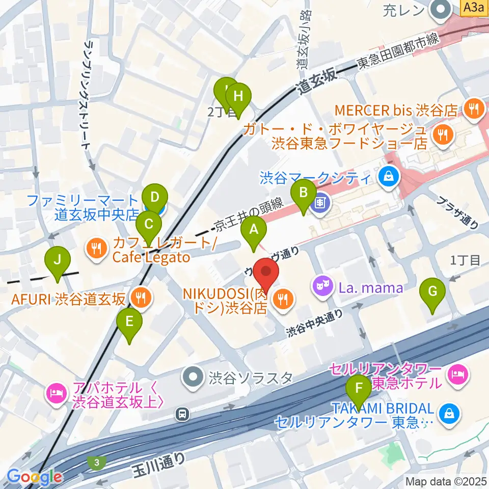 ノナカ・ミュージックハウス周辺のコンビニエンスストア一覧地図