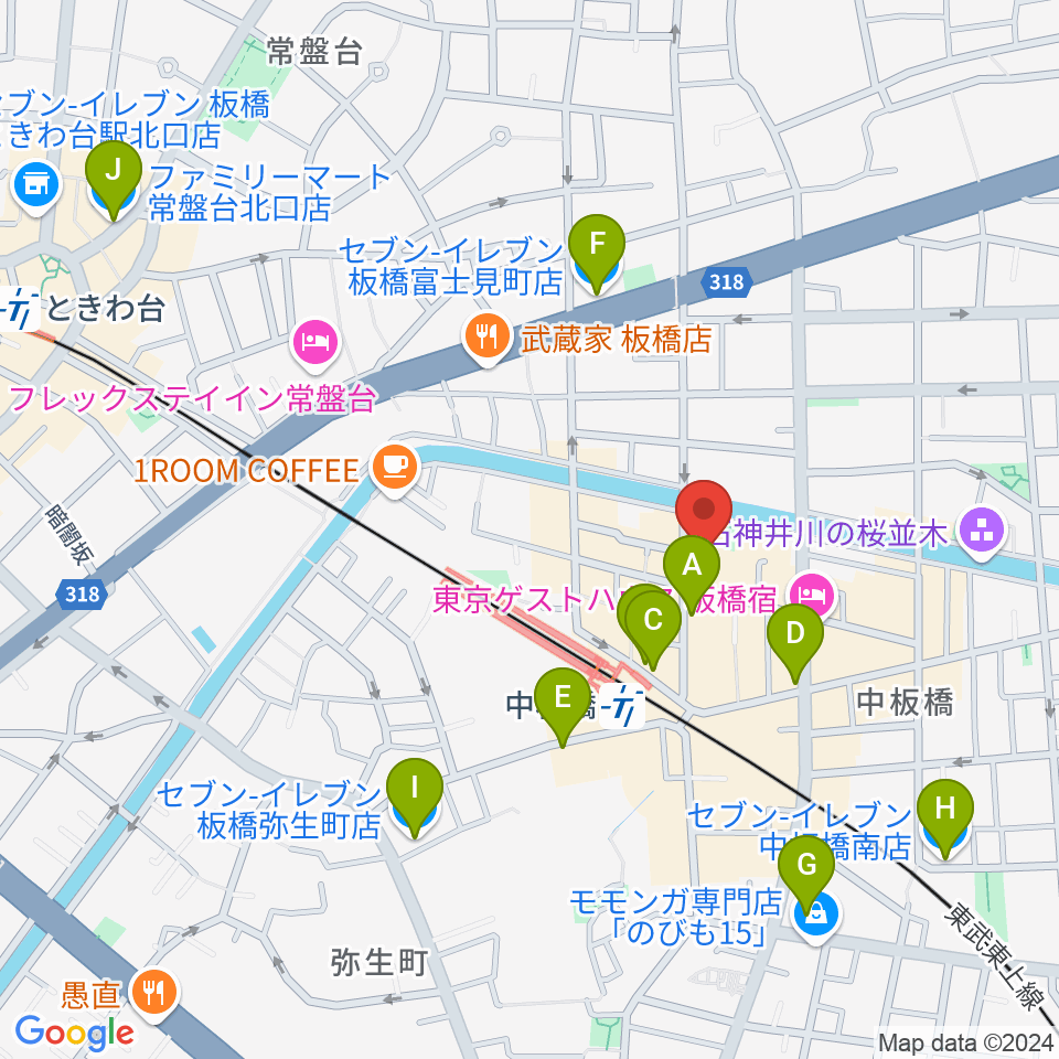 新生館スタジオ周辺のコンビニエンスストア一覧地図