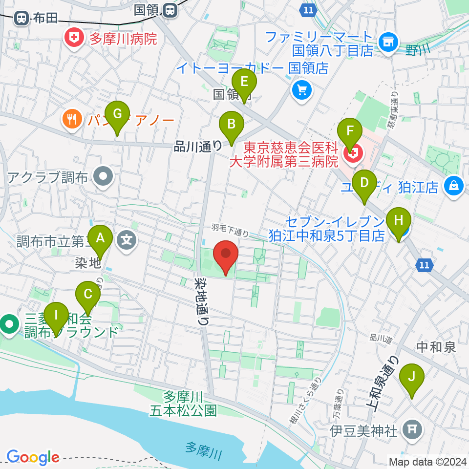 音楽教室『箱』周辺のコンビニエンスストア一覧地図