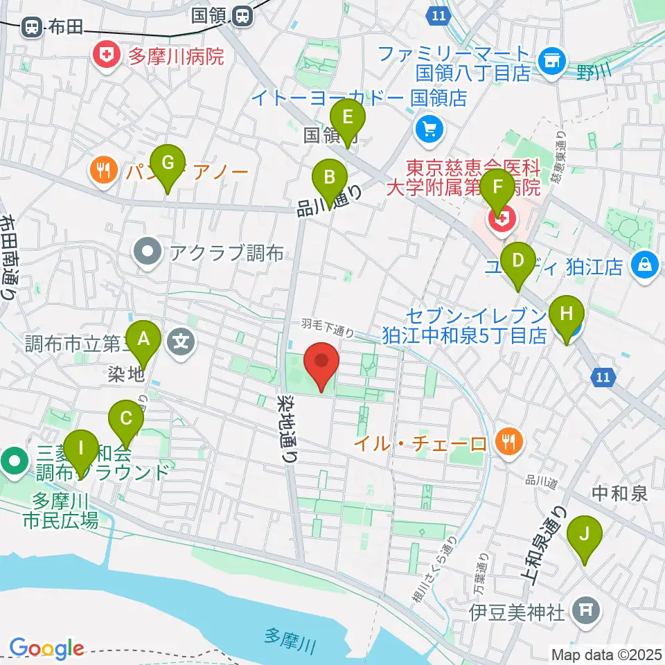音楽教室『箱』周辺のコンビニエンスストア一覧地図