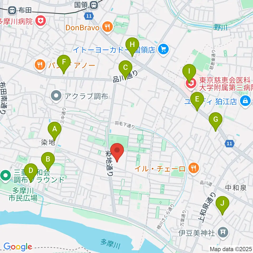 音楽教室『箱』周辺のコンビニエンスストア一覧地図