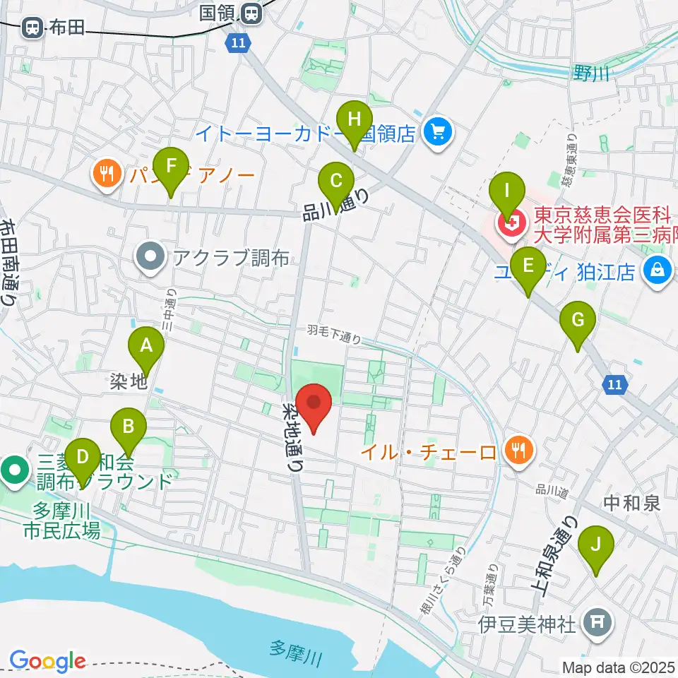音楽教室『箱』周辺のコンビニエンスストア一覧地図