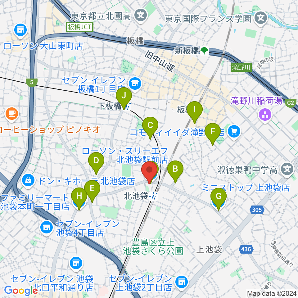 新生館シアター周辺のコンビニエンスストア一覧地図