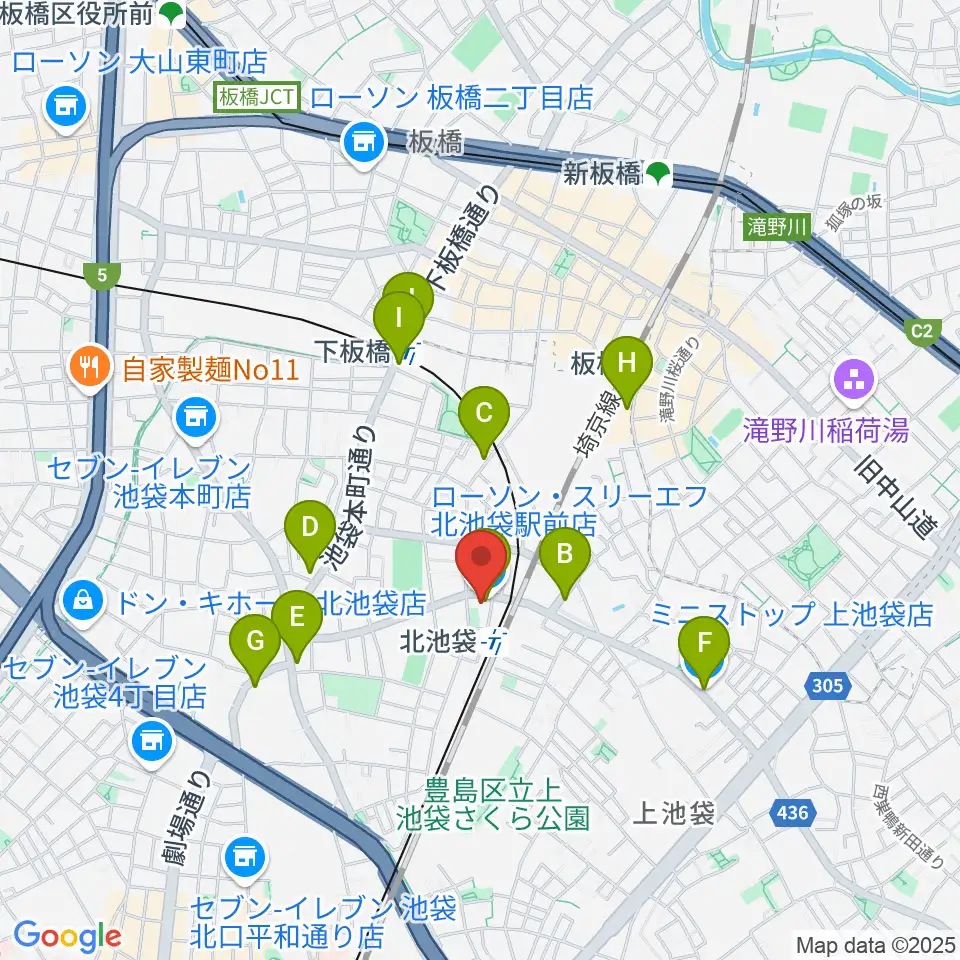 新生館シアター周辺のコンビニエンスストア一覧地図