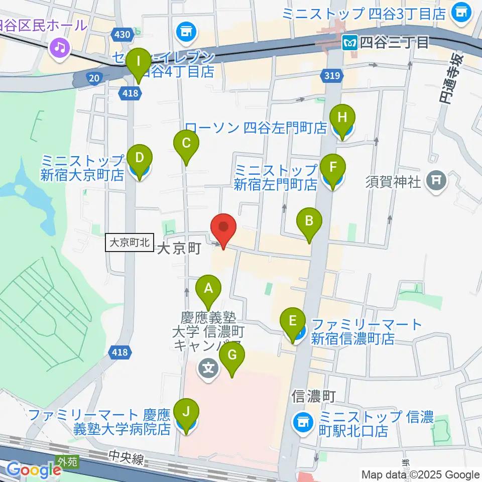 アートコンプレックスセンター周辺のコンビニエンスストア一覧地図