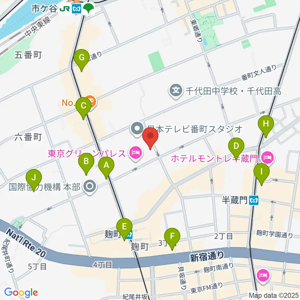 青山ハープ東京ショールーム周辺のコンビニエンスストア一覧地図