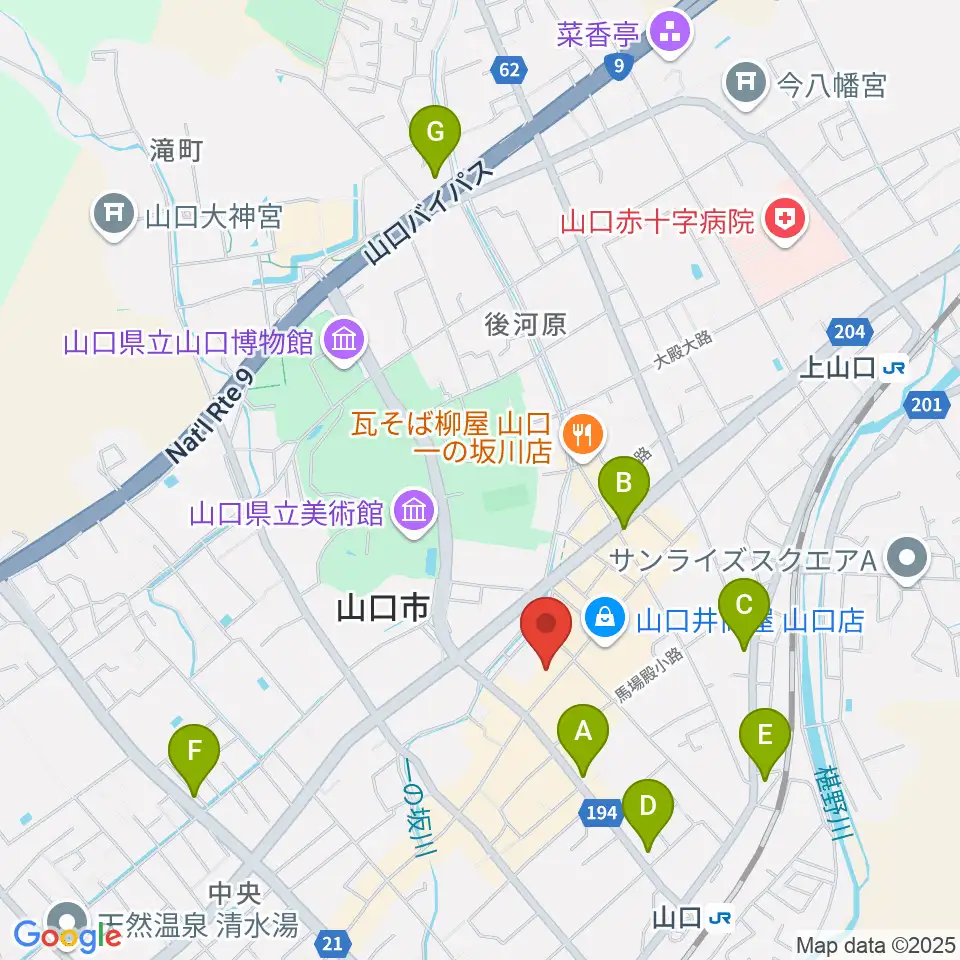 グランドミック三好屋楽器周辺のコンビニエンスストア一覧地図