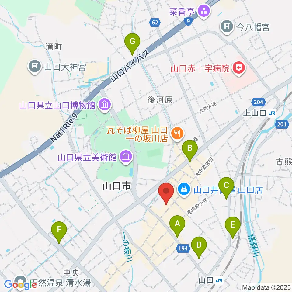 グランドミック三好屋楽器周辺のコンビニエンスストア一覧地図