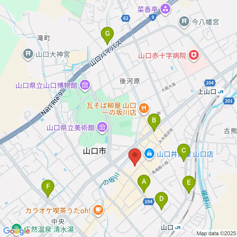 グランドミック三好屋楽器周辺のコンビニエンスストア一覧地図