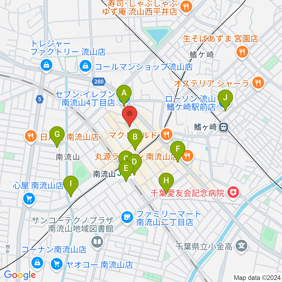 みみミュージック周辺のコンビニエンスストア一覧地図