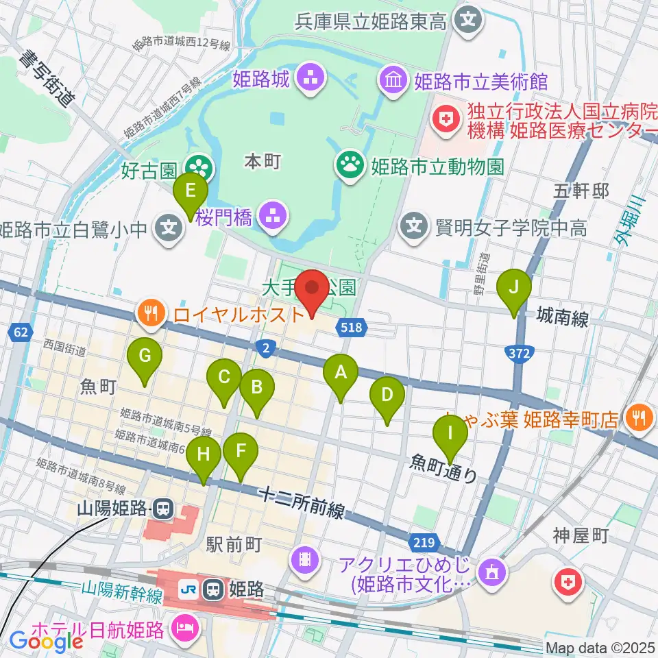 あいめっせホール周辺のコンビニエンスストア一覧地図