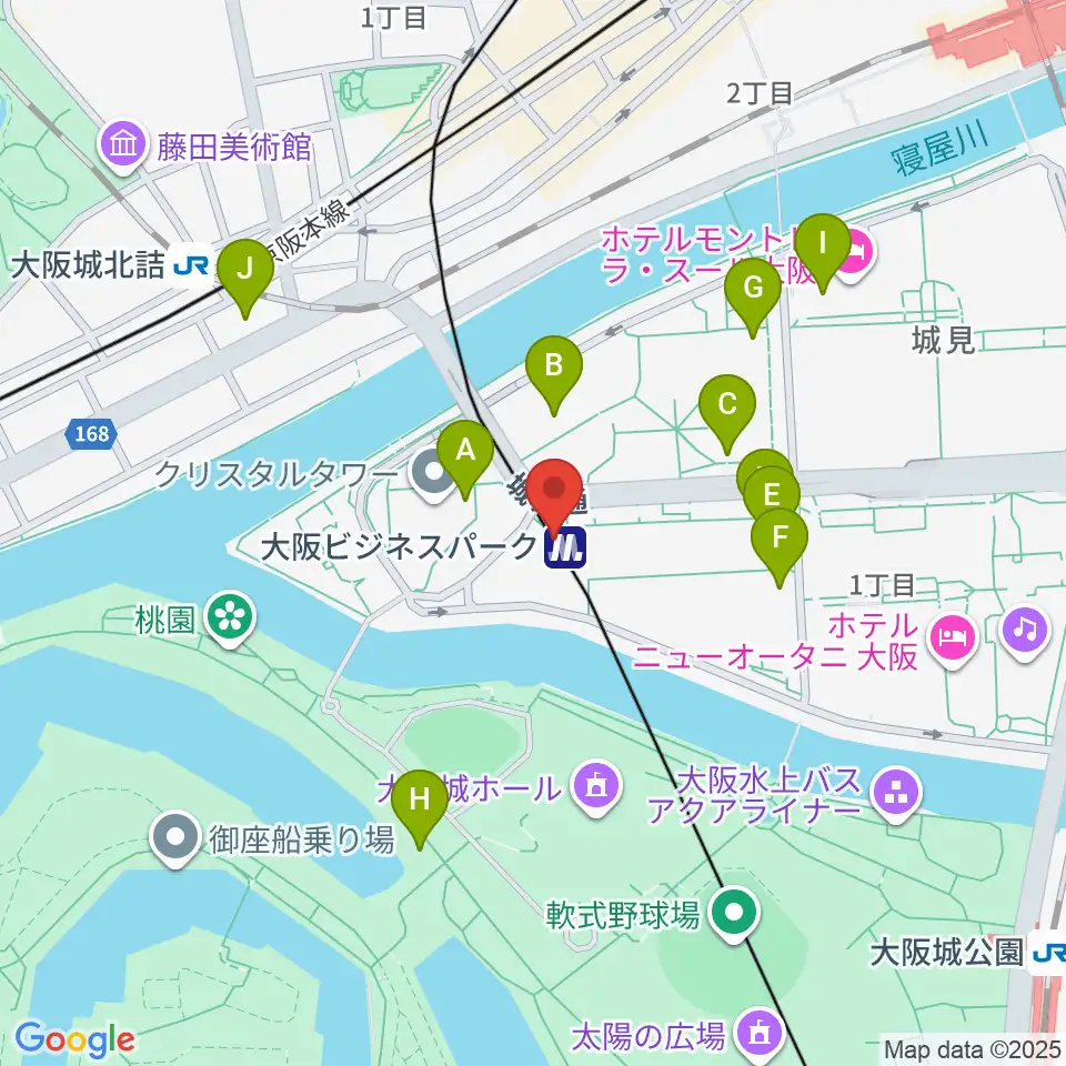 松下IMPホール周辺のコンビニエンスストア一覧地図