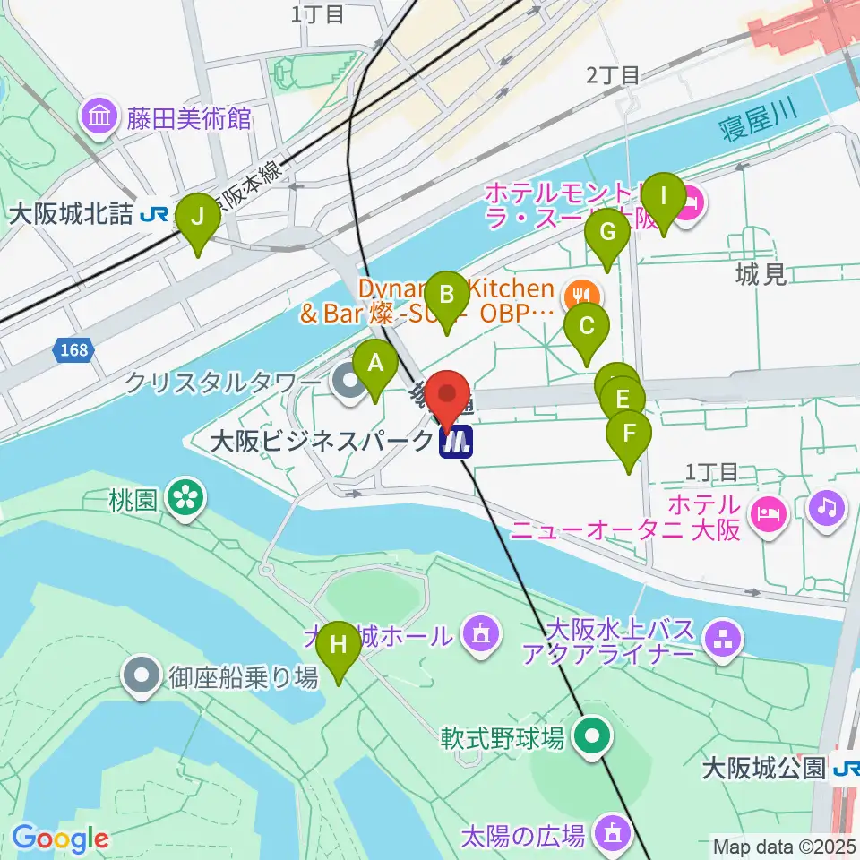 松下IMPホール周辺のコンビニエンスストア一覧地図