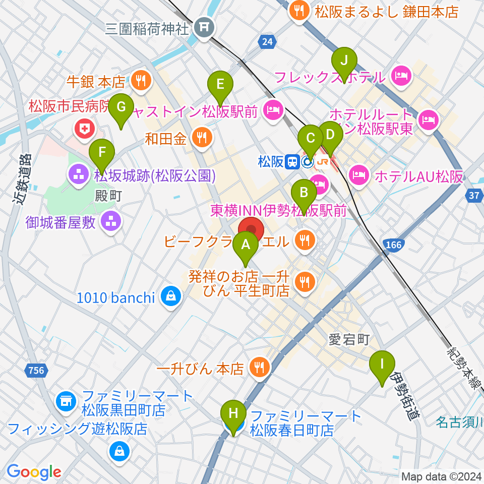 ジャズ茶房サライ周辺のコンビニエンスストア一覧地図