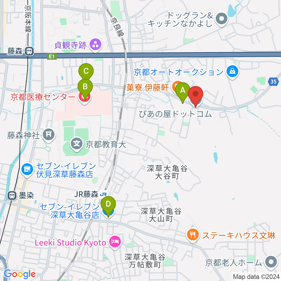 ぴあの屋ドットコム周辺のコンビニエンスストア一覧地図