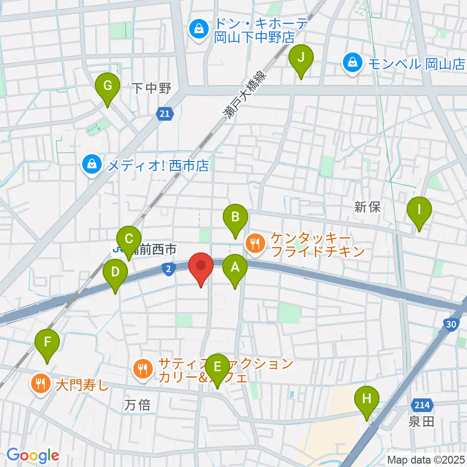喜多商事株式会社周辺のコンビニエンスストア一覧地図