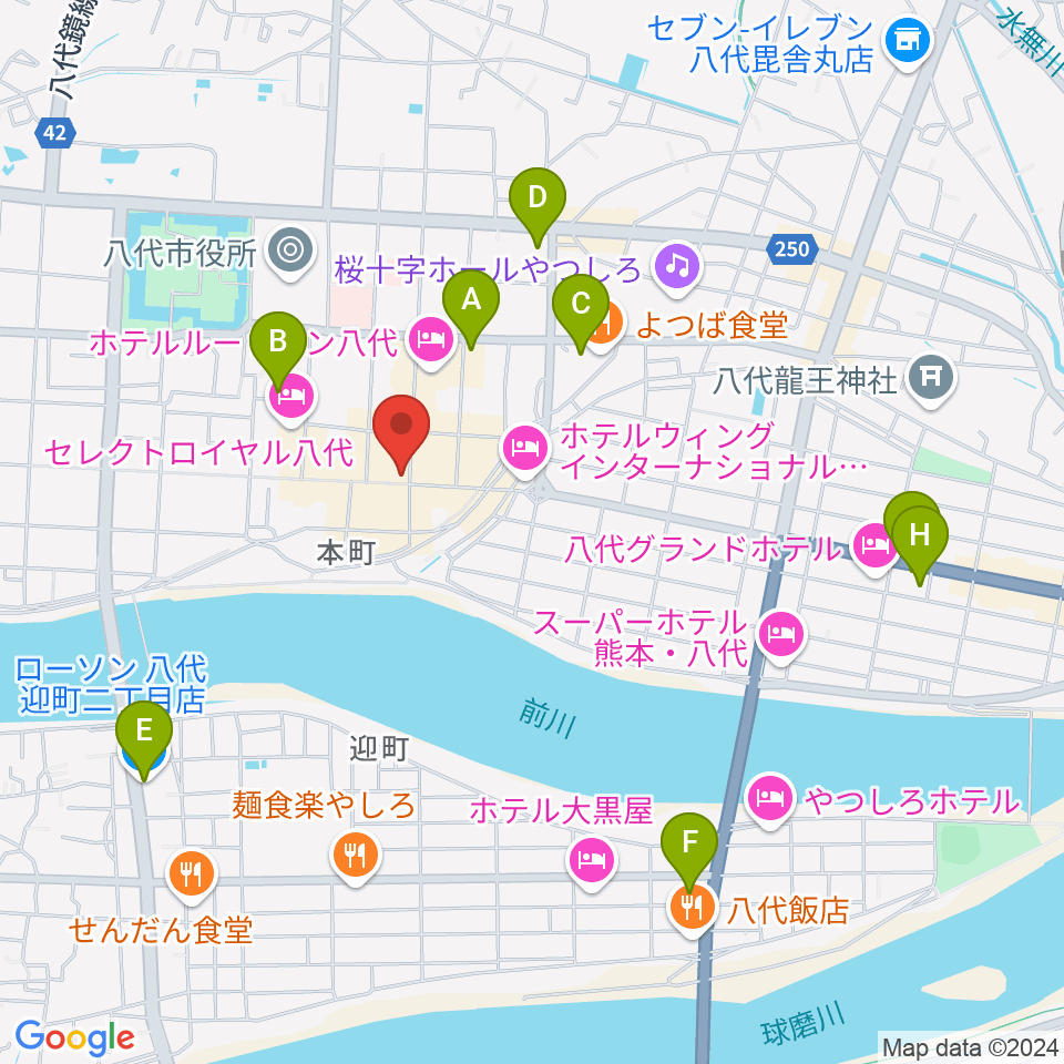 JazzBar FIRST周辺のコンビニエンスストア一覧地図