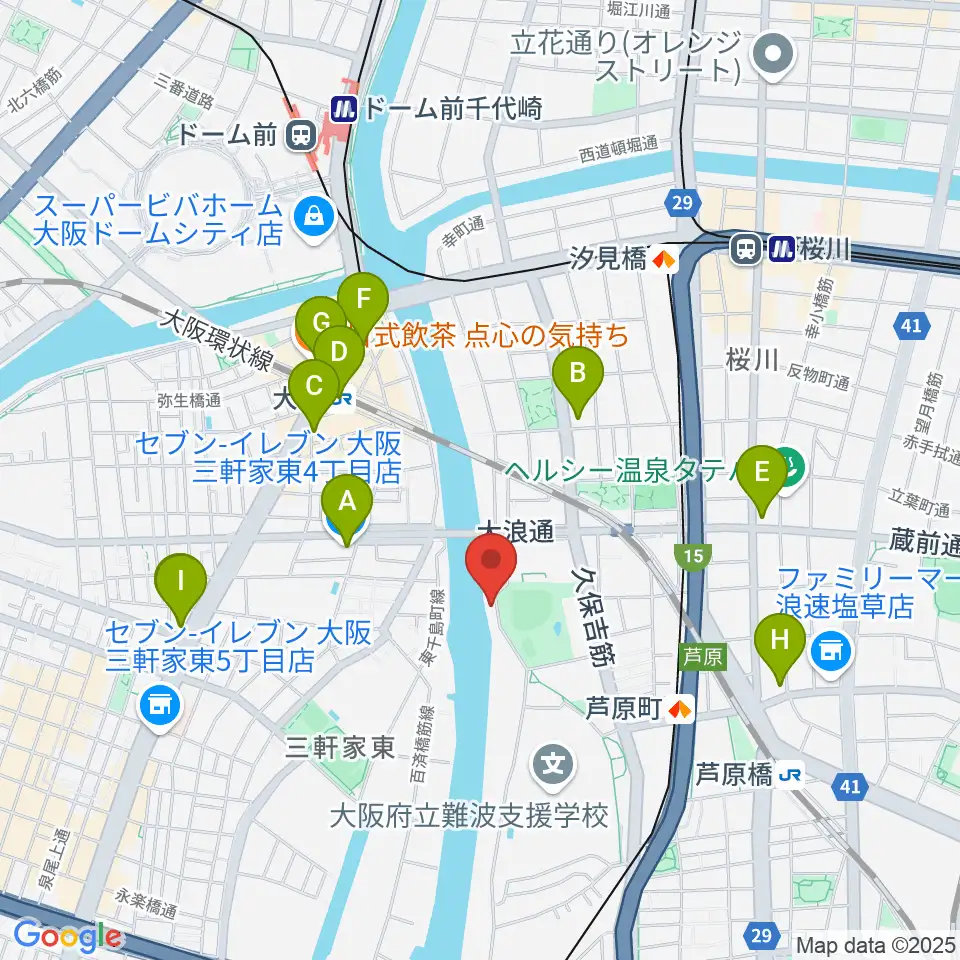 KARAKURIスタジオ周辺のコンビニエンスストア一覧地図