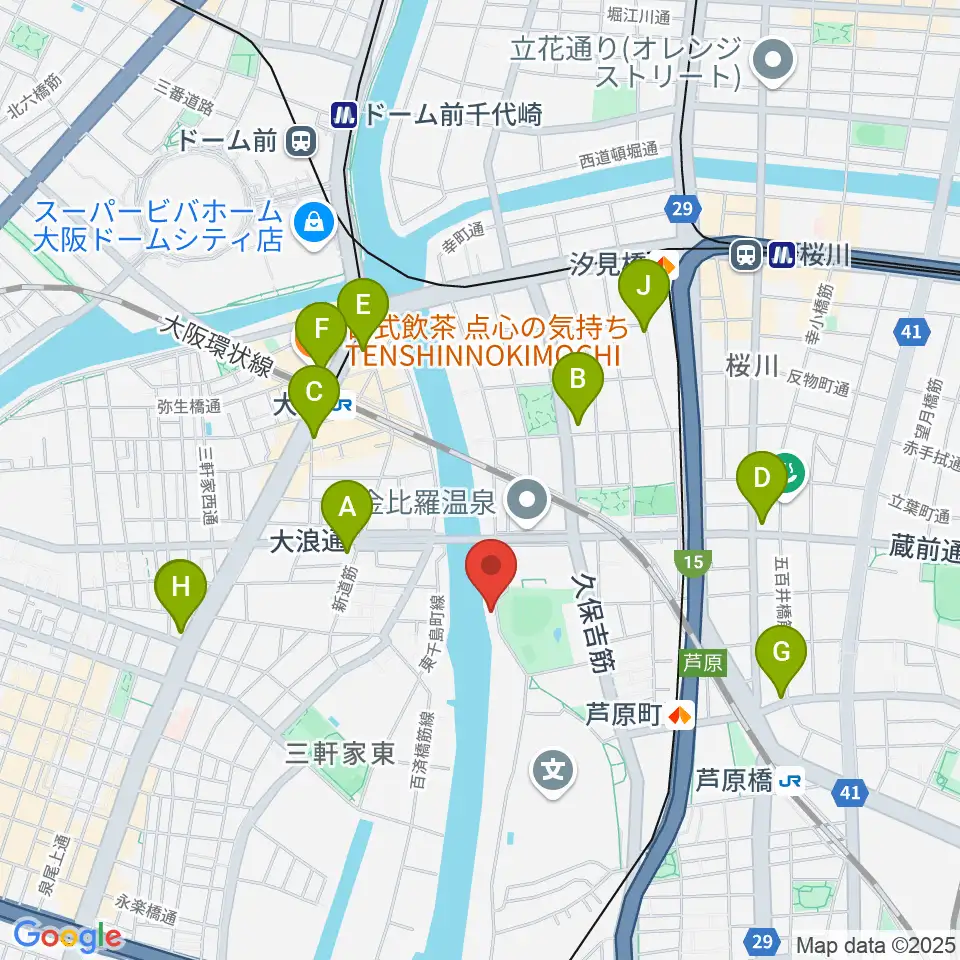 KARAKURIスタジオ周辺のコンビニエンスストア一覧地図