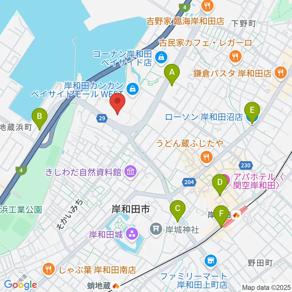 南海浪切ホール周辺のコンビニエンスストア一覧地図