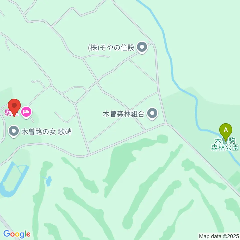 木曽文化公園文化ホール周辺のコンビニエンスストア一覧地図