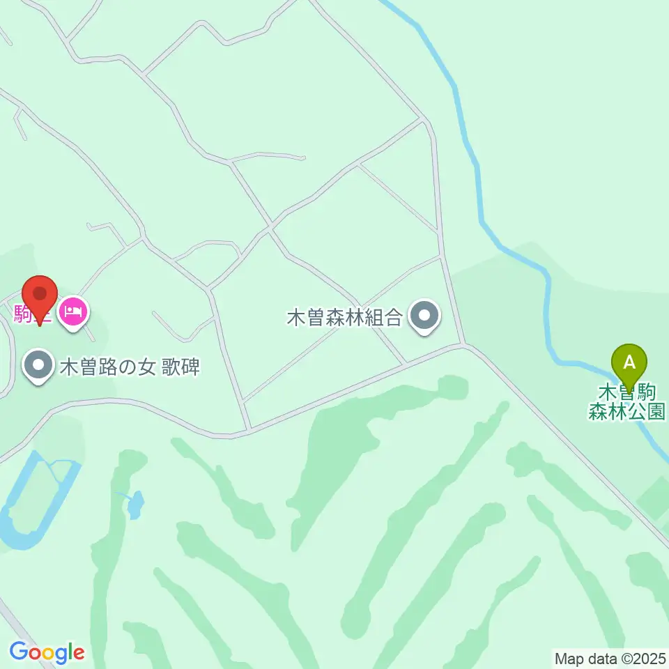 木曽文化公園文化ホール周辺のコンビニエンスストア一覧地図