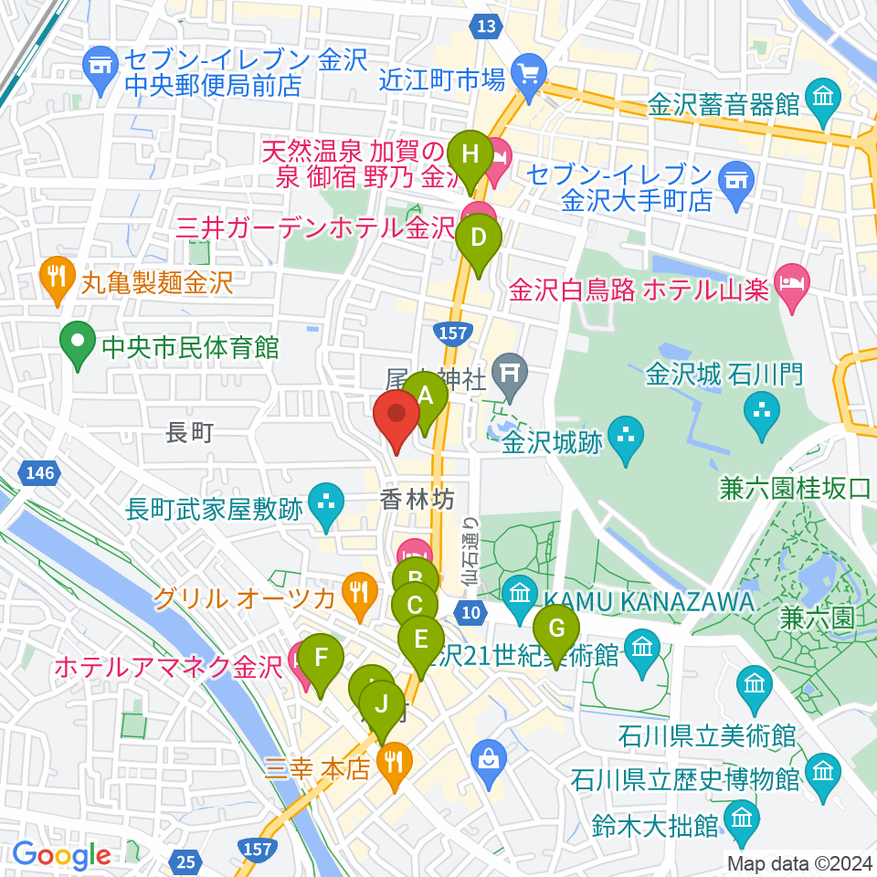 北國新聞赤羽ホール周辺のコンビニエンスストア一覧地図