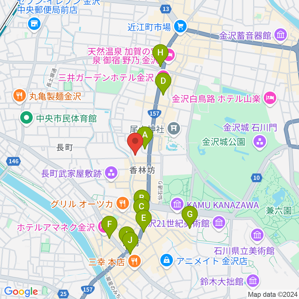 北國新聞赤羽ホール周辺のコンビニエンスストア一覧地図