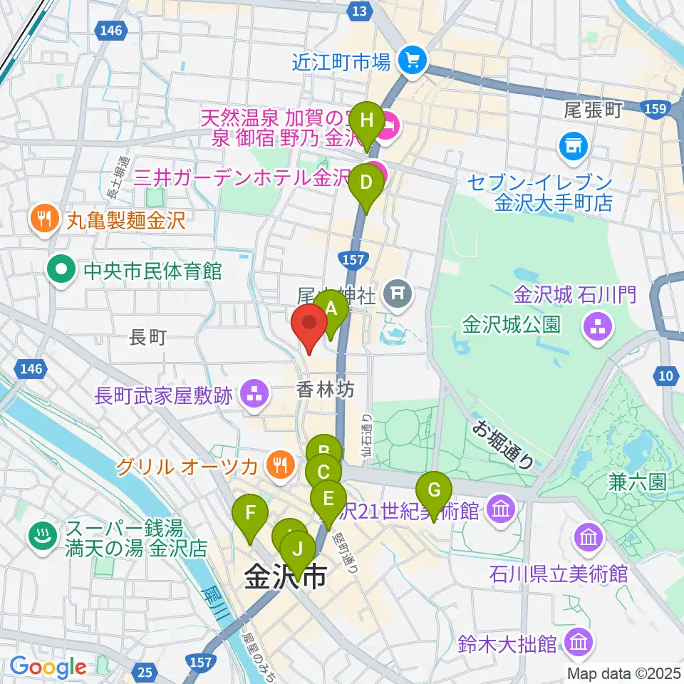 北國新聞赤羽ホール周辺のコンビニエンスストア一覧地図