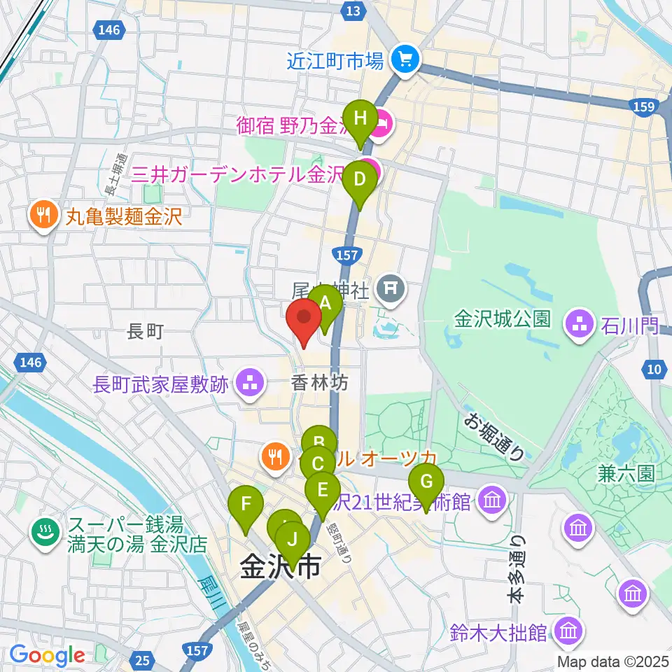 北國新聞赤羽ホール周辺のコンビニエンスストア一覧地図