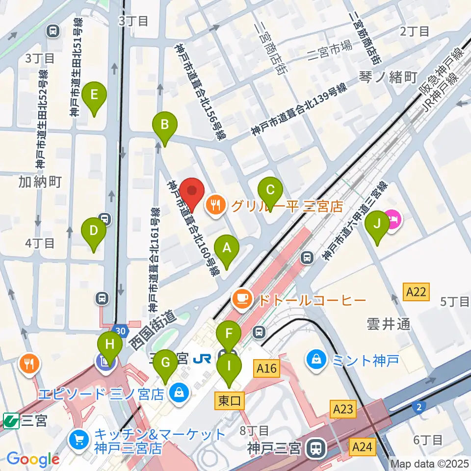 アルマギタースクール周辺のコンビニエンスストア一覧地図