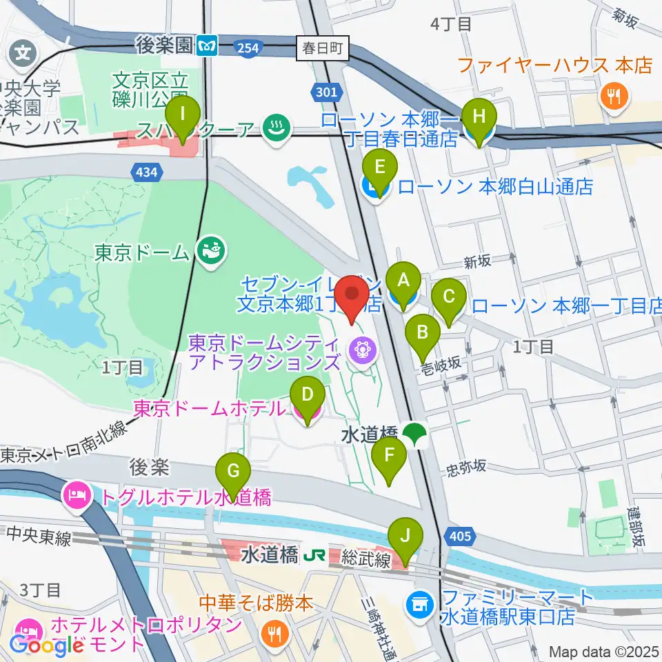 シアターGロッソ周辺のコンビニエンスストア一覧地図