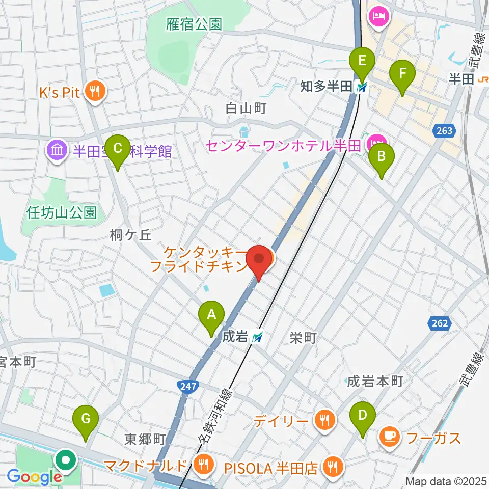 J.Pミュージックスクール周辺のコンビニエンスストア一覧地図