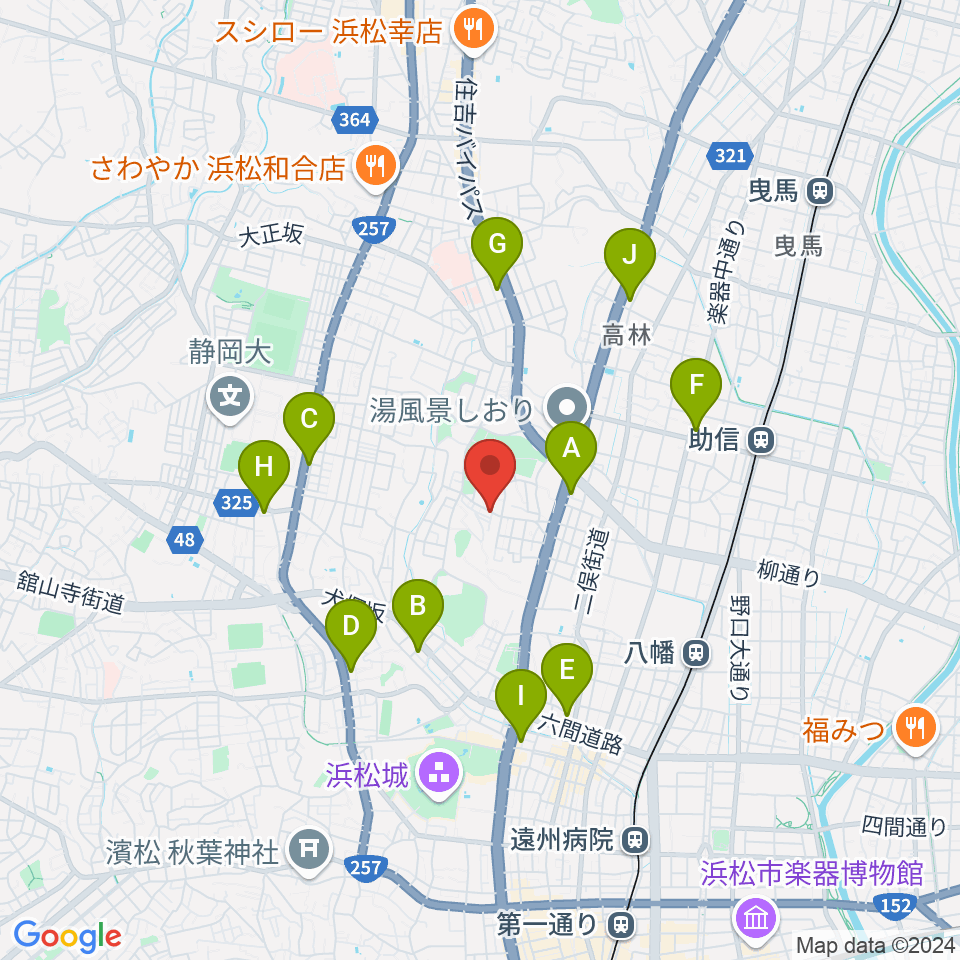 さくらギター教室周辺のコンビニエンスストア一覧地図